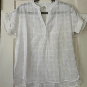 NWT beachlunchlounge Lena Top White Stripe